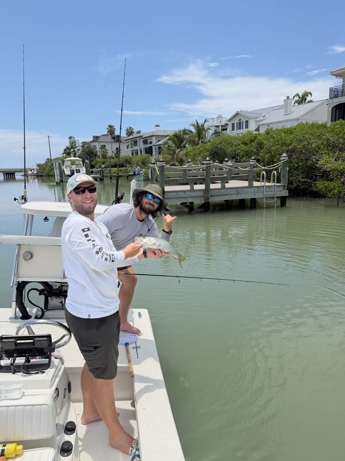 Fishing the docks and mangroves of the Banana River